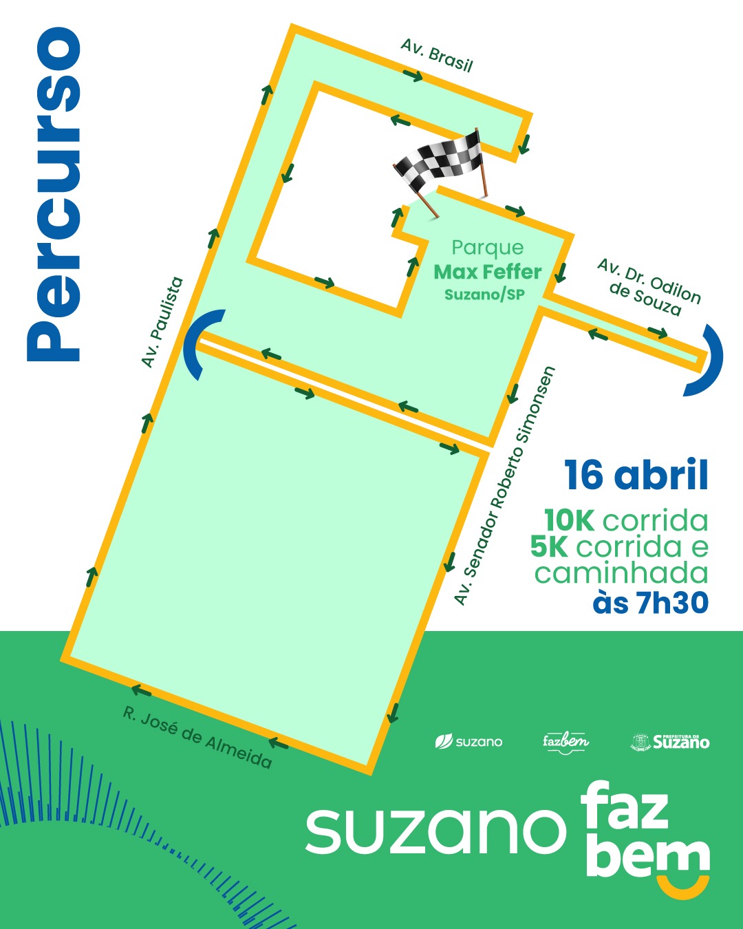 Percurso - Suzano Faz Bem
